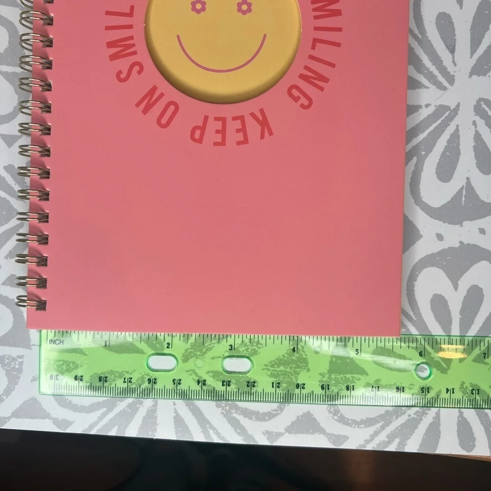 Set of 2 Pastel Pink and Blue Spiral Notebooks